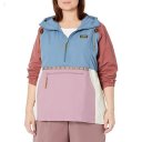 L.L.Bean Plus Size Mountain Classic Anorak Multicolor Bayside Blue/Iris Mauve ID-3CEuut8R