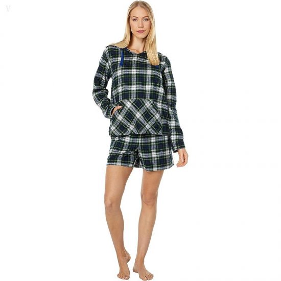 L.L.Bean Scotch Plaid Flannel Sleep Top Dress Gordon ID-EdbwBb4D