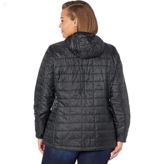 L.L.Bean Plus Size Primaloft Packaway Hooded Jacket Black ID-tHRbvMHa