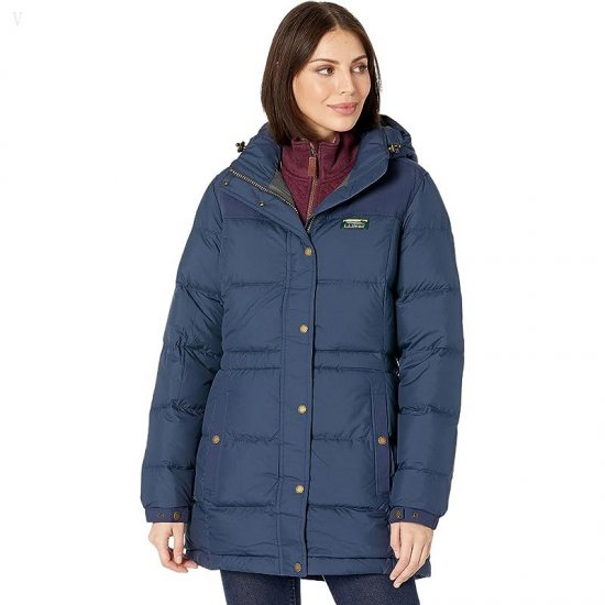 L.L.Bean Mountain Classic Down Parka Nautical Navy ID-lnrjSYfW