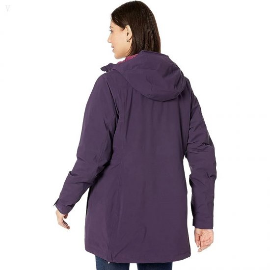 L.L.Bean Waterproof Primaloft Packaway Jacket Purple Night ID-LK8CITLs