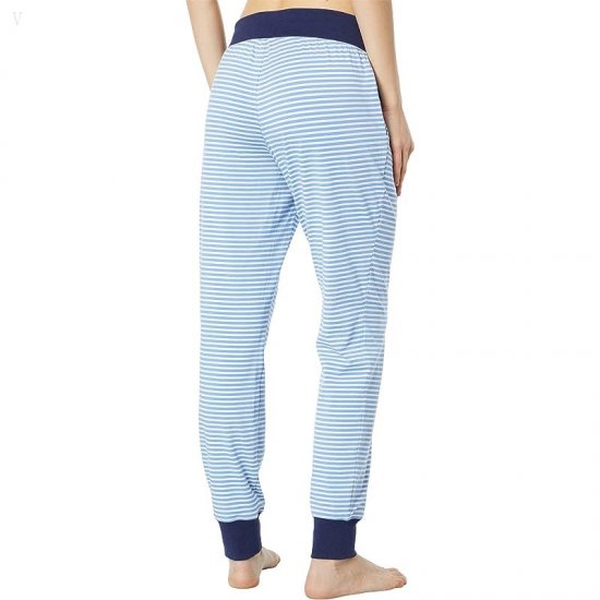 L.L.Bean Super Soft Shrink-Free Lounge Set Stripe Arctic Blue Stripe ID-Dc3SOMa7