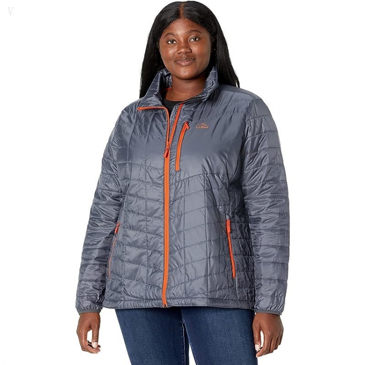 L.L.Bean Plus Size Primaloft Packaway Jacket Gunmetal Gray ID-ekwTTqW8 - Click Image to Close