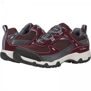 L.L.Bean Trail Model Hiker 4 Water Resistant Low Burgundy/Light Rosewood ID-GRx9f6HD