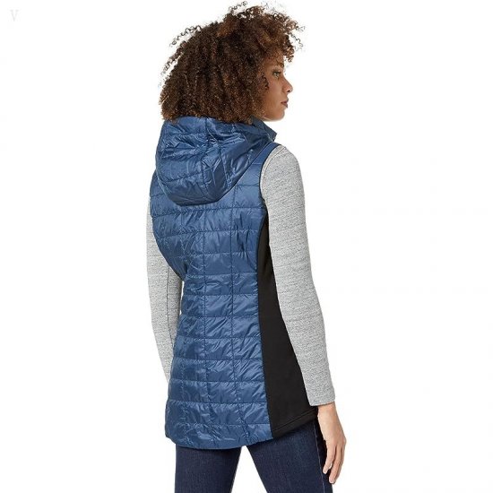 L.L.Bean Primaloft Packaway Long Vest Mariner Blue ID-RaB6oZ94