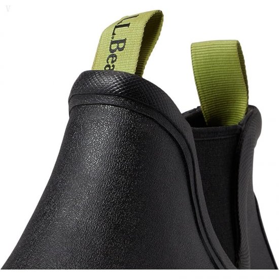 L.L.Bean Wellie Sport Rubber Chelsea Black ID-aTfAsXvq