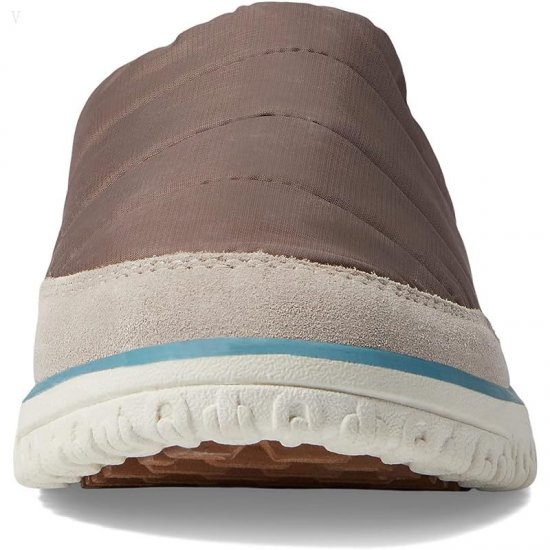 L.L.Bean Mountain Classic Quilted Slide Gray Birch/Taupe Brown ID-lQhXUMK5