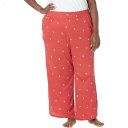 L.L.Bean Plus Size Restore Sleep Pants Print Deep Coral Print ID-Yh818bnU