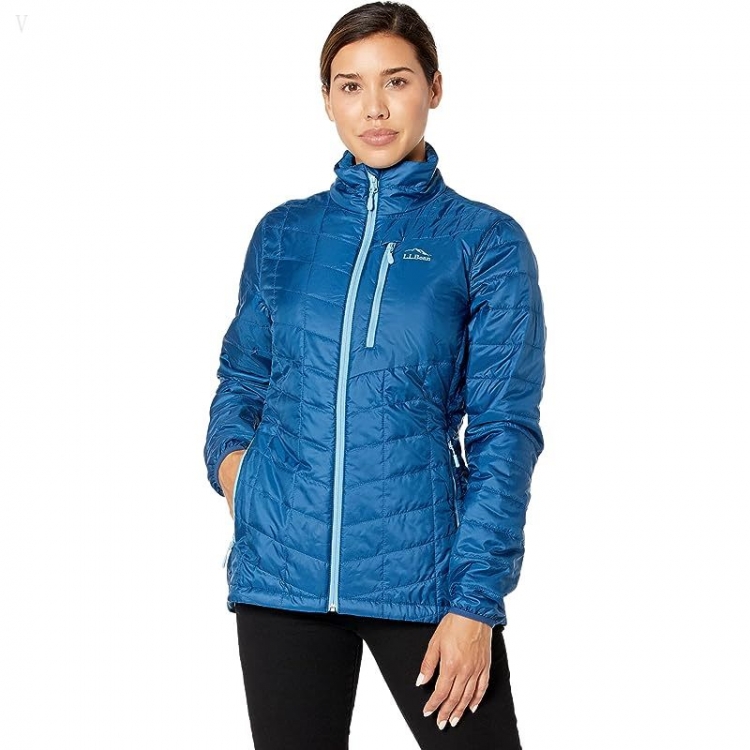 L.L.Bean Primaloft Packaway Jacket Dark Marine Blue ID-864Qoipl - Click Image to Close