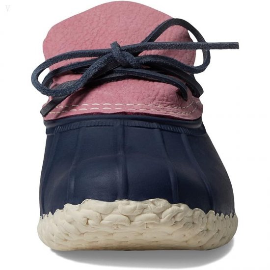 L.L.Bean Rubber Moc Field Rose/Bright Navy/Natural ID-D4YG6xtw