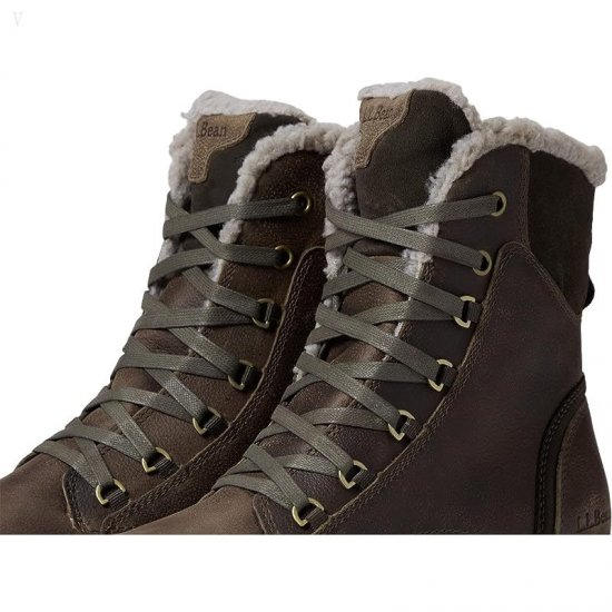 L.L.Bean Rugged Cozy Boot Lace-Up Ash ID-WksUouVw