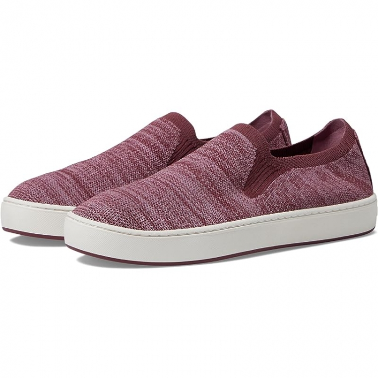 L.L.Bean Eco Bay Knit Sneaker Slip-On Mauve Pink/Rosewood Heather ID-Kx4iAtxR - Click Image to Close