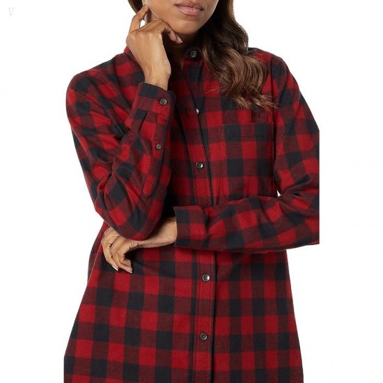 L.L.Bean Scotch Plaid Flannel Tunic Rob Roy ID-CfQ8te3A