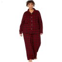 L.L.Bean Plus Size Scotch Plaid Flannel Pajamas Plaid Rob Roy ID-aYx04oLw