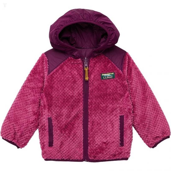 L.L.Bean Mountain Bound Reversible Hooded Jacket (Infant) Plum Grape/Magenta Haze ID-TcAS120g