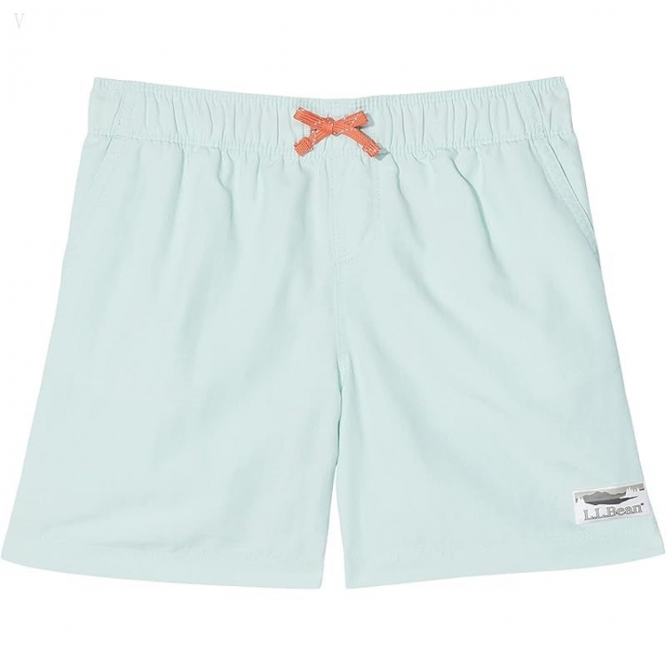 L.L.Bean Stowaway Shorts (Little Kids) Cool Sea Blue ID-CfCLpFxf - Click Image to Close