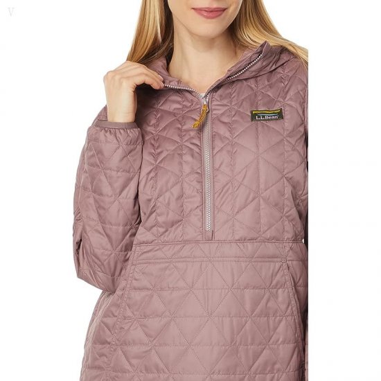 L.L.Bean Petite Katahdin Insulated Pullover Smoky Mauve ID-JeePhZIy