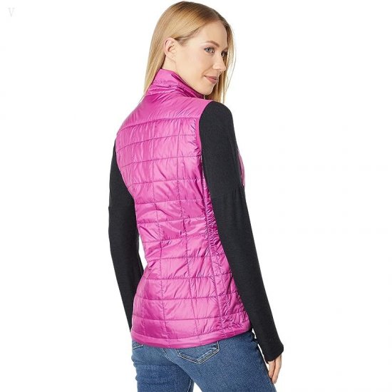 L.L.Bean Primaloft Packaway Vest Sugarplum/Bramble Berry ID-nu1hbejC