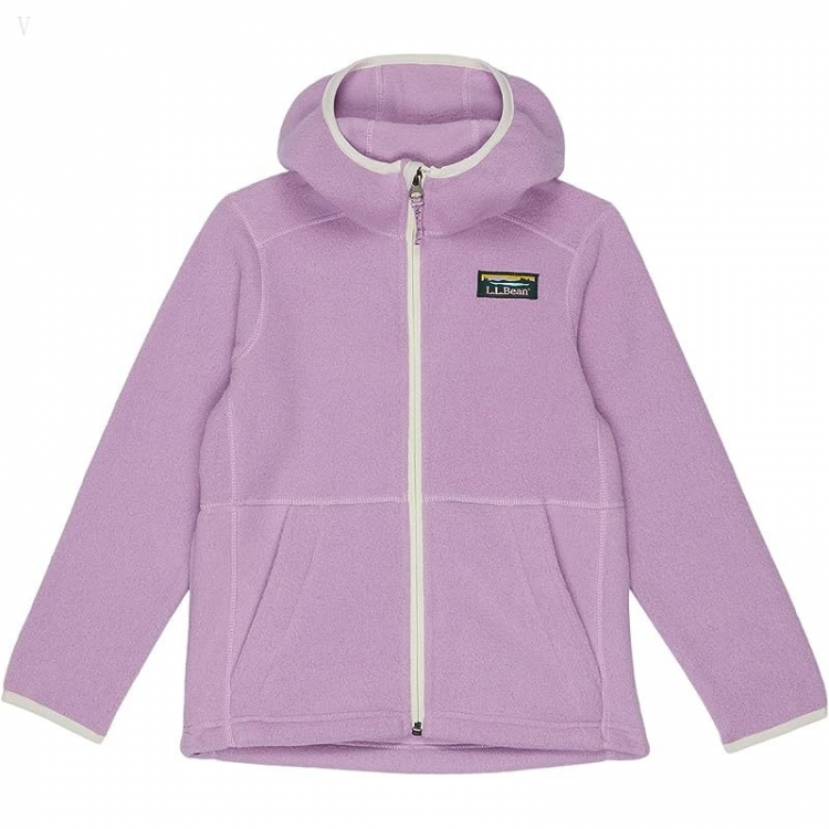 L.L.Bean Mountain Classic Fleece Hooded (Big Kids) Lilac ID-CIsE3hUW - Click Image to Close