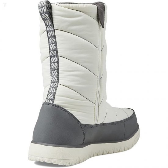 L.L.Bean Ultralight Boot Tall Quilt Side Zip Paperwhite/Asphalt ID-xkRetUVE