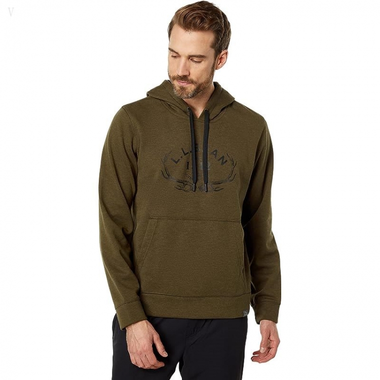 L.L.Bean Northwoods Hunter's Hoodie Dark Ash Heather ID-LCgbd0aL - Click Image to Close