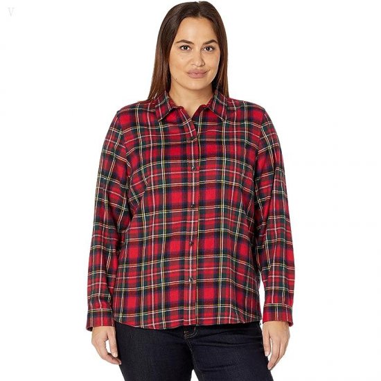 L.L.Bean Plus Size Scotch Plaid Shirt Prince Charles Edward ID-gXzcqCL4