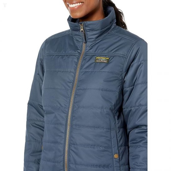 L.L.Bean Petite Mountain Classic Puffer Jacket Gunmetal Gray ID-vuTnXk5w