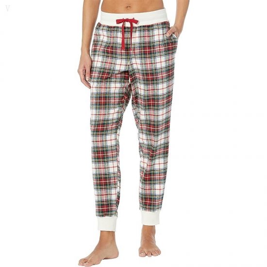 L.L.Bean Scotch Plaid Flannel Sleep Joggers Stewart Victoria Tartan ID-kQBoJnSN