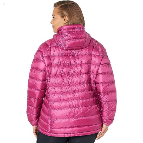 L.L.Bean Plus Size Ultralight 850 Down Hooded Jacket Sugarplum ID-ot2gNsQH