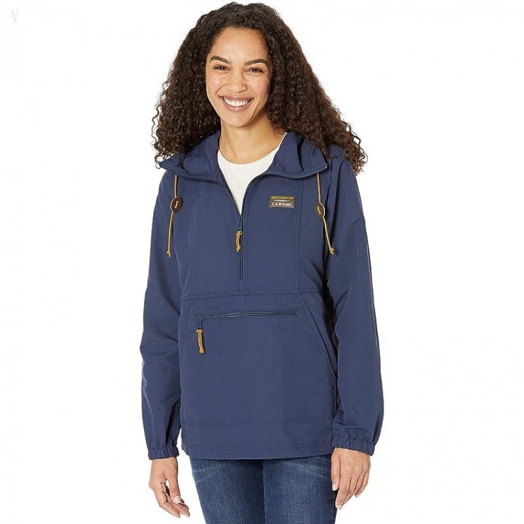 L.L.Bean Mountain Classic Anorak Nautical Navy ID-aesOcnC8 - Click Image to Close