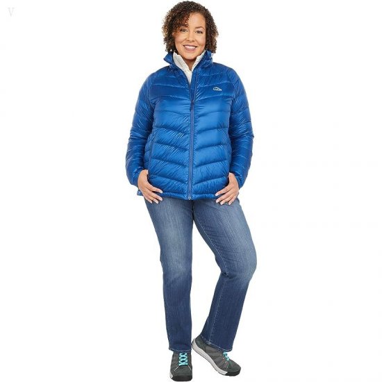 L.L.Bean Plus Size Ultralight 850 Down Jacket Ocean Blue ID-te9DxYBp