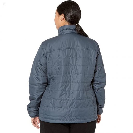 L.L.Bean Plus Size Mountain Classic Puffer Jacket Gunmetal Gray ID-MCRynLxK