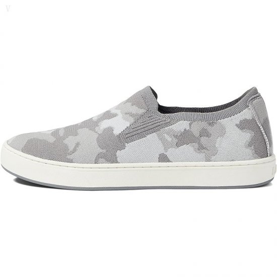 L.L.Bean Eco Bay Knit Sneaker Slip-On Frost Gray Camo ID-hieHJJU2