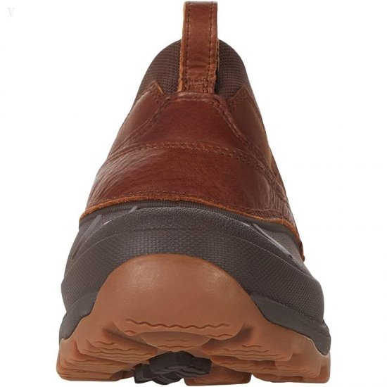 L.L.Bean Storm Chaser Slip On 5 Leather Oakwood ID-sh2HxjOf