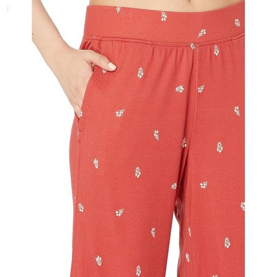 L.L.Bean Restore Sleep Pants Print Deep Coral Print ID-VCLMg2Or