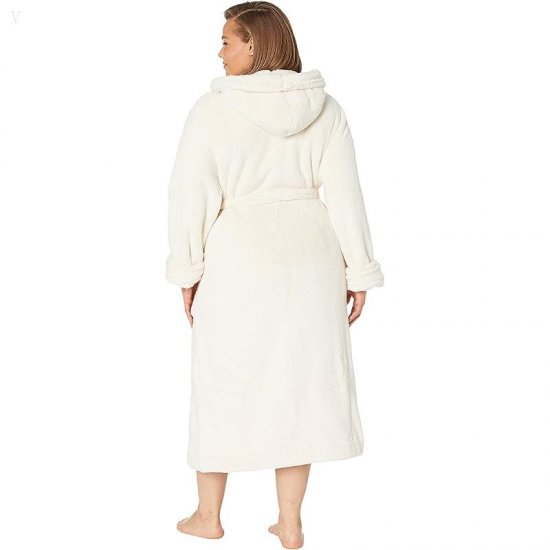 L.L.Bean Plus Size Wicked Plush Robe Cream ID-7ulTAGH3