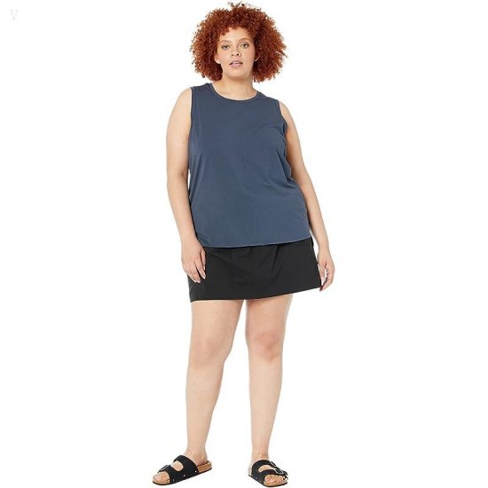 L.L.Bean Plus Size Beyond Soft Tank Carbon Navy ID-1zKyqP3r