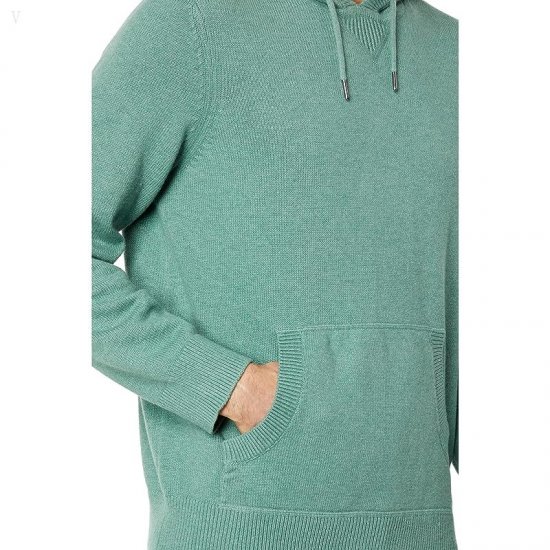 L.L.Bean Wicked Soft Cotton Cashmere Hoodie Clover ID-0vosrkCg