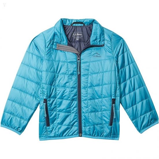 L.L.Bean PrimaLoft Packaway Jacket (Little Kids) Island Blue ID-gJWl6A5G