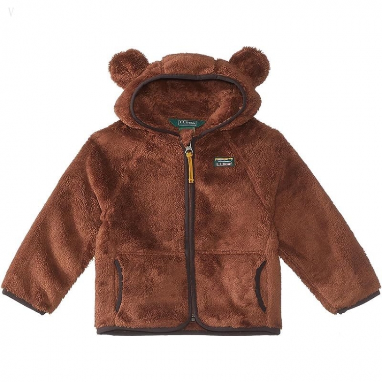 L.L.Bean Hi-Pile Fleece Jacket (Infant) Dark Barley ID-lcL1mZvQ - Click Image to Close