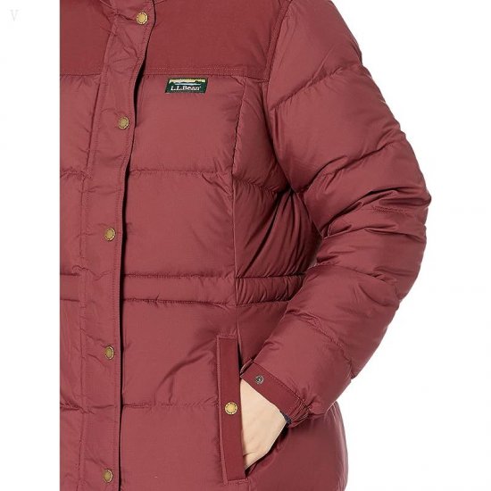 L.L.Bean Mountain Classic Down Parka Burgundy ID-SEcOlJfl