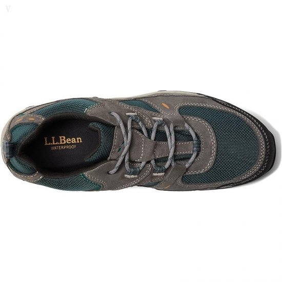 L.L.Bean Trail Model Hiker 4 Water Resistant Low Asphalt/Black Forest Green ID-JybRcBAg