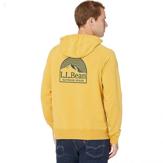 L.L.Bean Camp Hoodie Graphic Regular Dark Curry/Outdoor Goods ID-tkWpUxnY