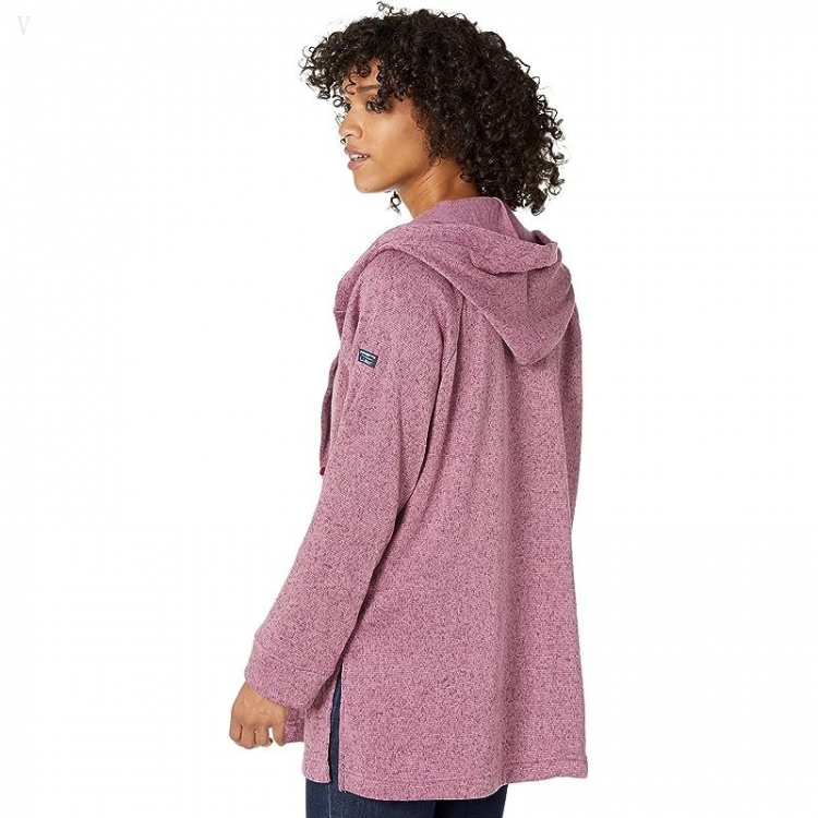 L.L.Bean Lightweight Sweater Fleece Cardigan Bramble Berry ID-zH6JWZUn - Click Image to Close