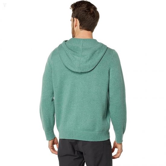 L.L.Bean Wicked Soft Cotton Cashmere Hoodie Clover ID-0vosrkCg