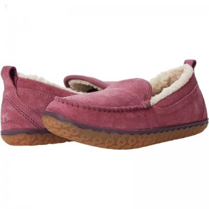 L.L.Bean Mountain Slipper Moccasin Light Rosewood ID-KmF46xLK