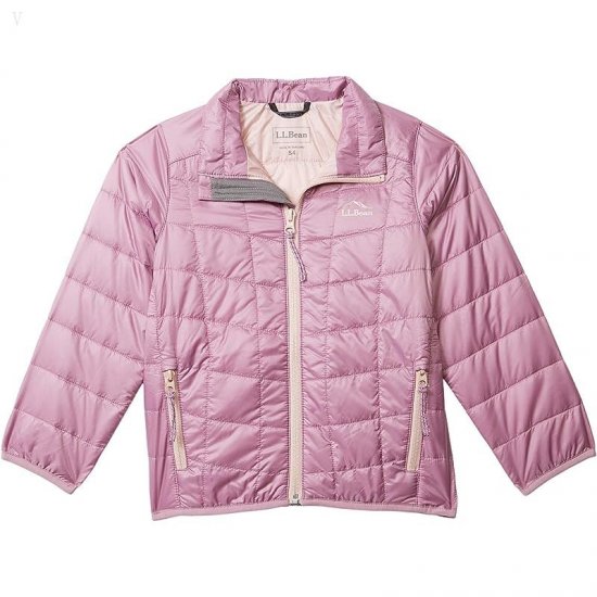 L.L.Bean PrimaLoft Packaway Jacket (Little Kids) Mauve Berry ID-dI6KDhKq