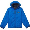 L.L.Bean Mountain Bound Reversible Hooded Jacket (Little Kids) Deep Sapphire/Carbon Navy ID-lg10GFZA