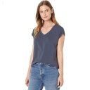 L.L.Bean Beyond Soft Short Sleeve V-Neck Tee Carbon Navy ID-icxoaOFr