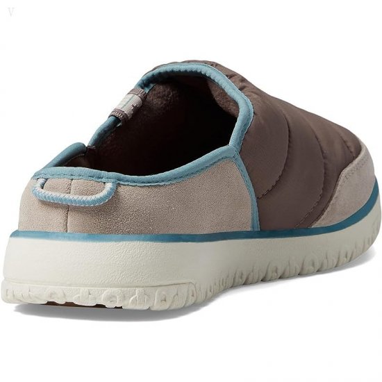 L.L.Bean Mountain Classic Quilted Slide Gray Birch/Taupe Brown ID-lQhXUMK5